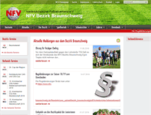 Tablet Screenshot of nfv-braunschweig.de